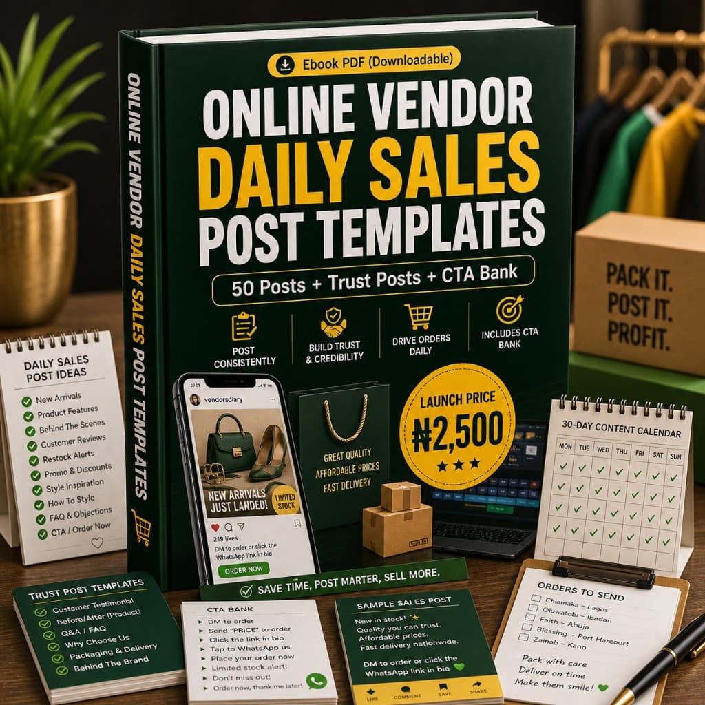 Daily Sales Post Templates